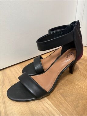 Black Ankle-Strap Heels